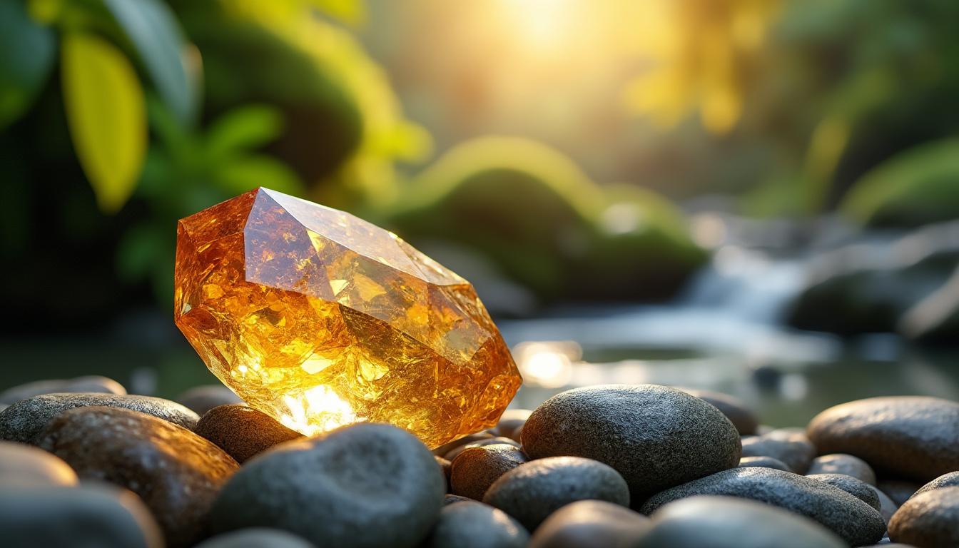 scopri i poteri e i benefici del citrino in litoterapia, la pietra che favorisce energia positiva e benessere.