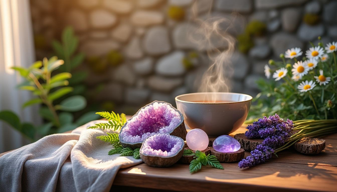 scopri come i cristalli possono offrire un supporto naturale per il benessere durante la menopausa su rochesens.fr. soluzioni naturali per equilibrio e serenità.
