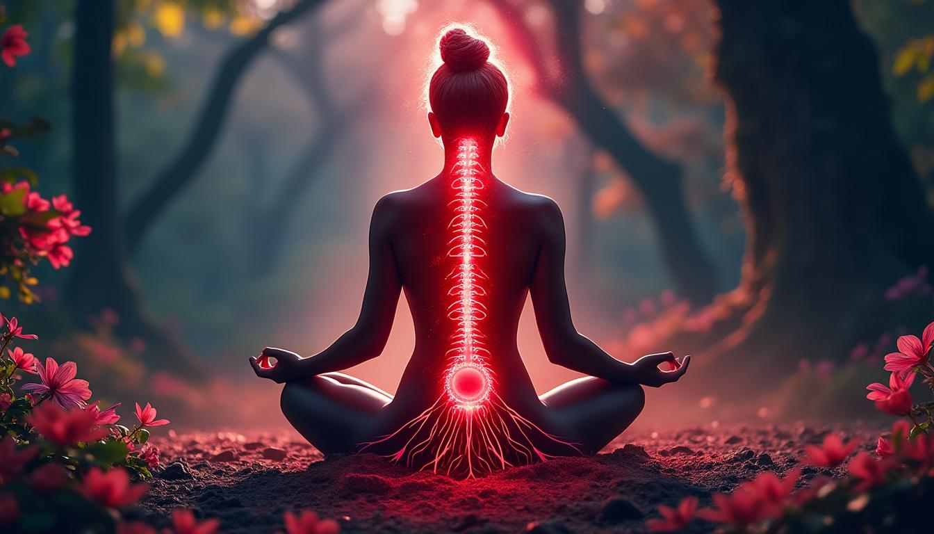 scopri l'essenza del primo chakra, la base dell'energia vitale e della stabilità interiore, per un equilibrio armonioso corpo-mente.