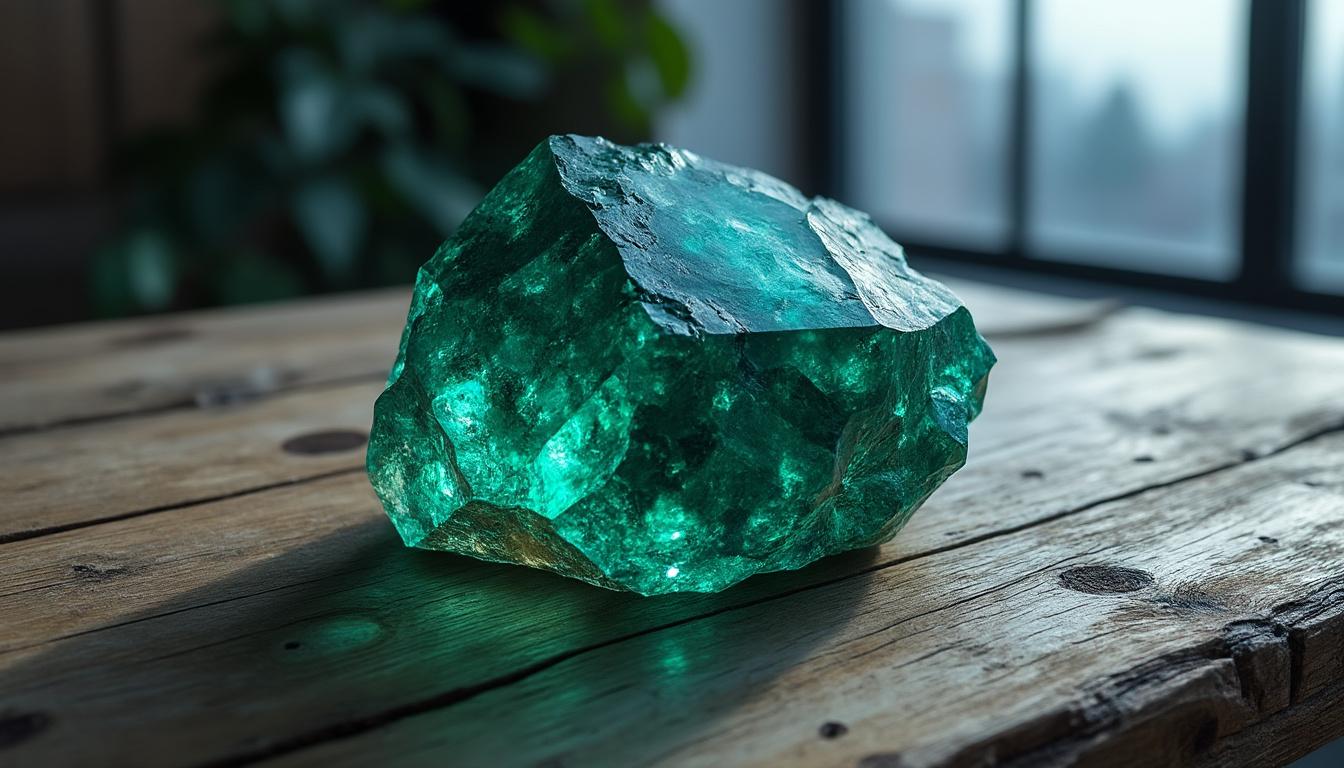 scopri le virtù della malachite nella litoterapia e come questa pietra può migliorare il benessere fisico ed emotivo.