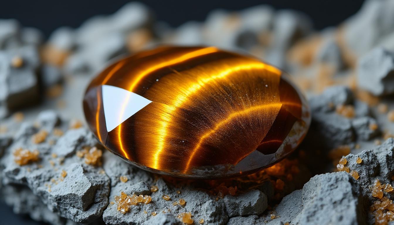 occhio di tigre: scopri le sue virtù e proprietà curative nella litoterapia per equilibrio e protezione.
