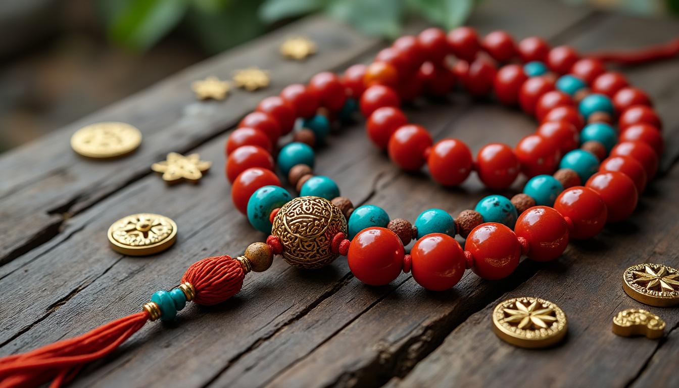 scopri come utilizzare un mala tibetano con la nostra guida pratica, esplorando l'arte tradizionale delle perle di preghiera per la meditazione e la spiritualità.