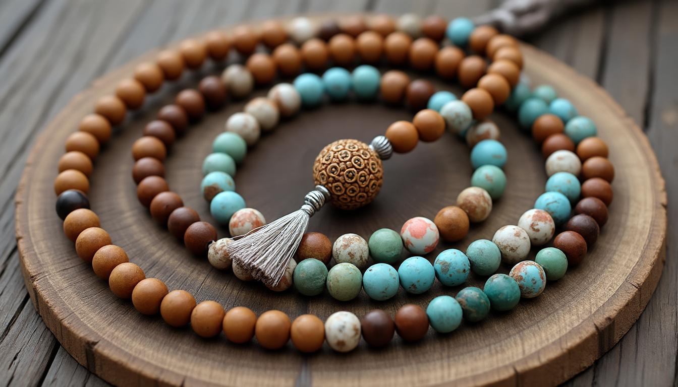 scopri come utilizzare un mala tibetano con la nostra guida pratica, esplorando l'arte tradizionale delle perle di preghiera per la meditazione e la spiritualità.