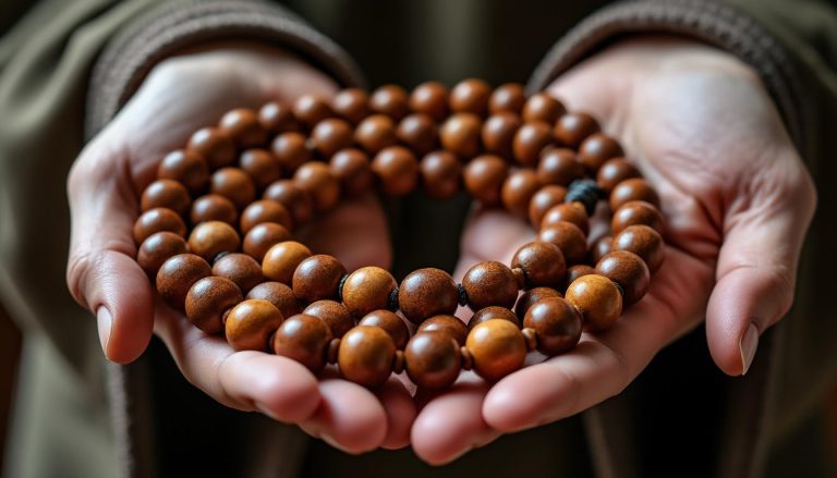 scopri la guida pratica per utilizzare un mala tibetano e immergiti nell'arte tradizionale delle perle di preghiera per la meditazione e il benessere spirituale.