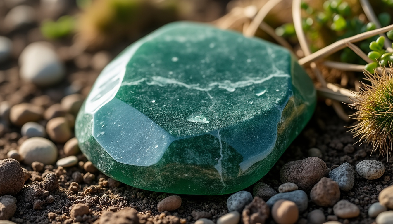 scopri i benefici e le virtù dell'avventurina verde nella litoterapia, una pietra preziosa che porta armonia, energia positiva e benessere.