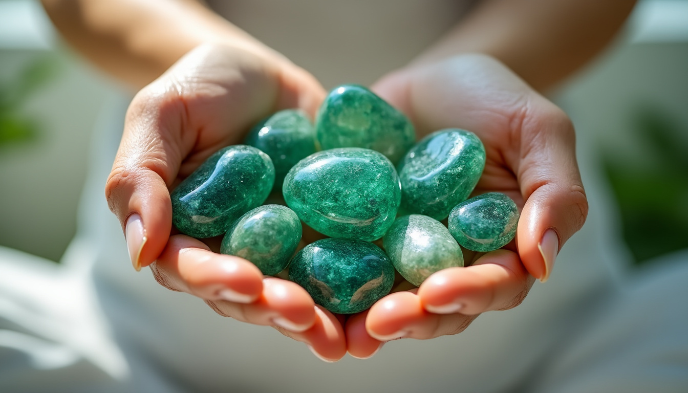 scopri i benefici e le virtù dell'avventurina verde in litoterapia, una pietra preziosa apprezzata per le sue proprietà curative e armonizzanti.