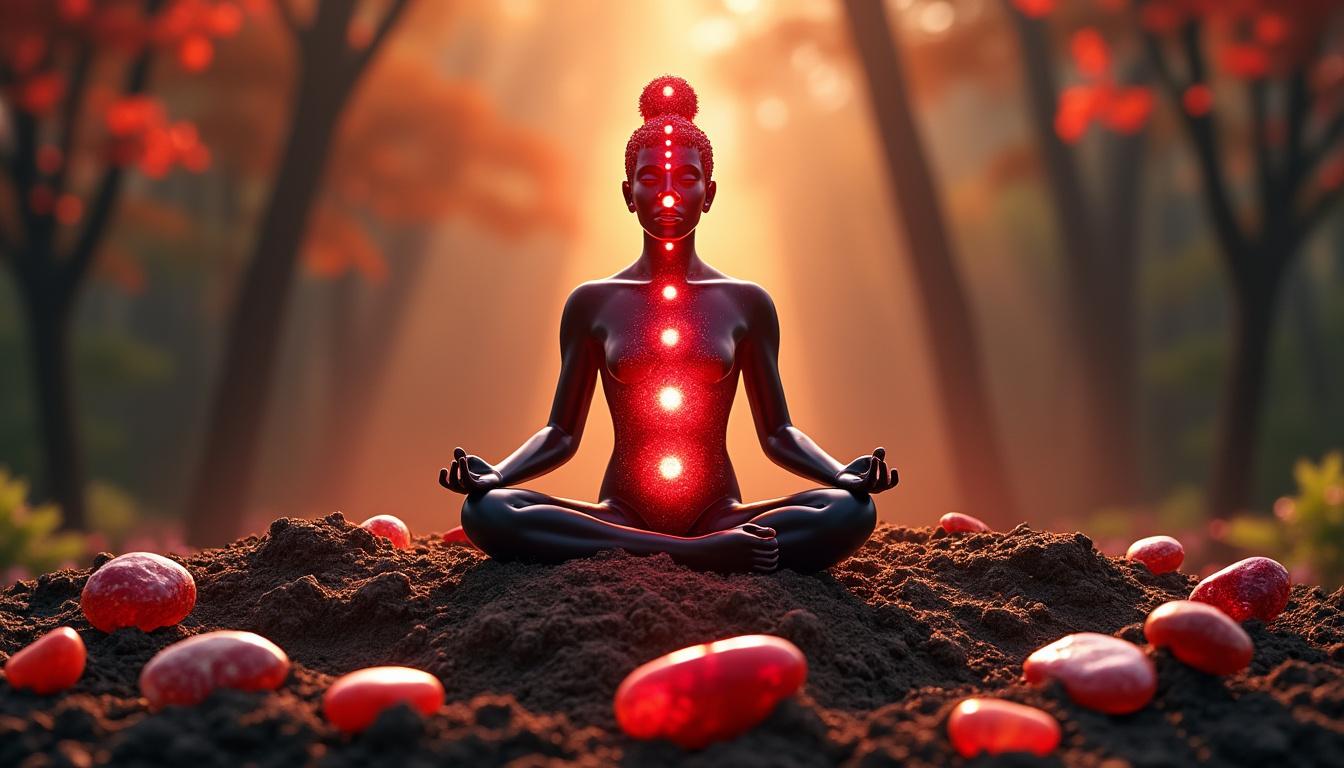 scopri il significato del chakra della radice (muladhara), i blocchi energetici associati e le pietre consigliate per riequilibrarlo e favorire stabilità e sicurezza.