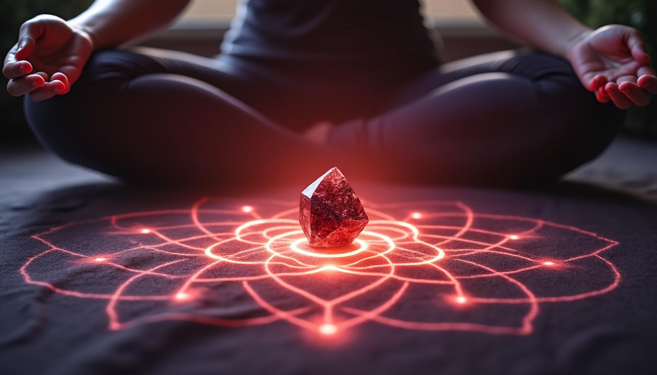 scopri le virtù del granato in litoterapia: proprietà, benefici e utilizzi di questa pietra preziosa per il benessere e l'energia positiva.