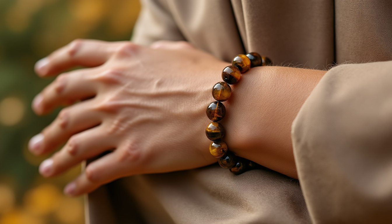 scopri i benefici e i segreti del bracciale in occhio di tigre, un potente alleato naturale che protegge e armonizza il tuo polso con energia positiva.
