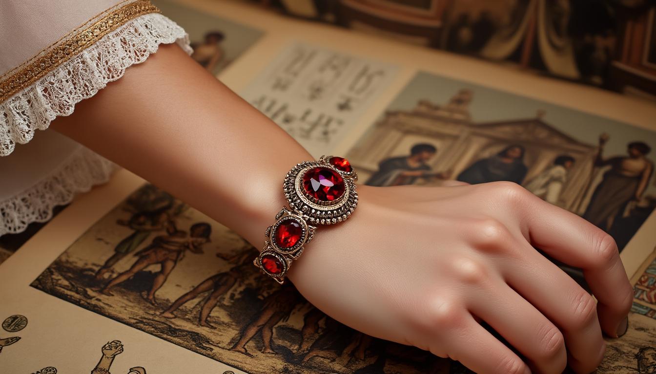 scopri i benefici e l'eleganza del bracciale in granato, un gioiello dai poteri misteriosi che unisce bellezza e energia positiva.