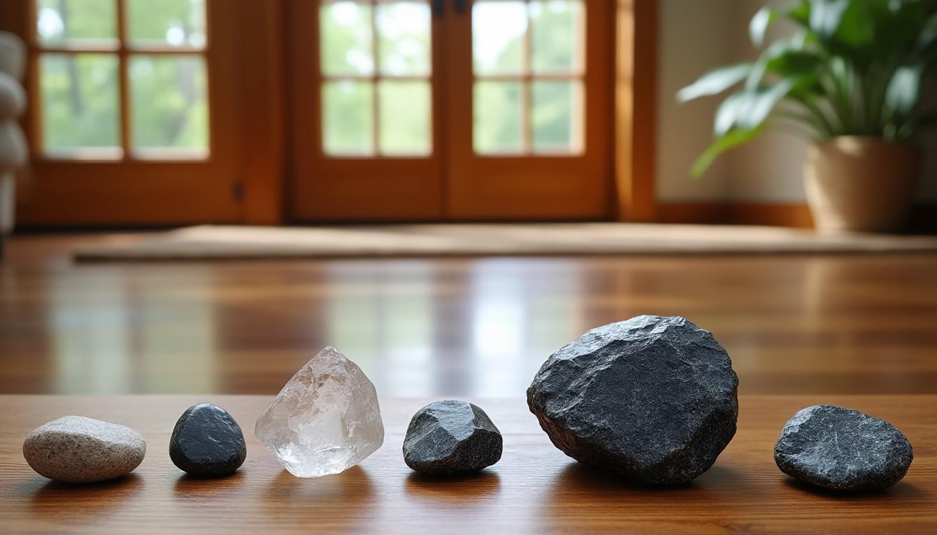 scopri quali pietre utilizzare per proteggere e purificare gli ambienti della tua casa, migliorando l'energia e il benessere domestico.