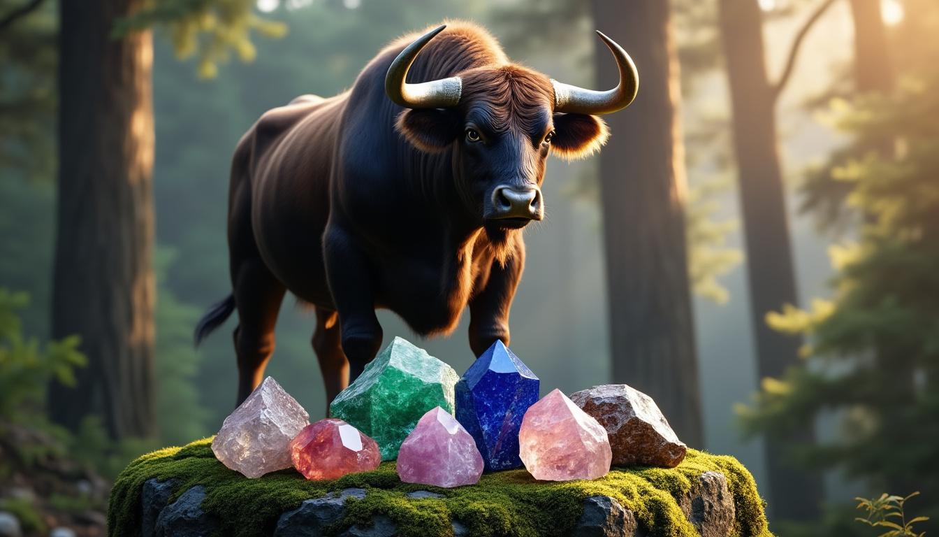 scopri le pietre portafortuna e i cristalli consigliati per il segno del toro, per attrarre energia positiva e protezione nella tua vita.