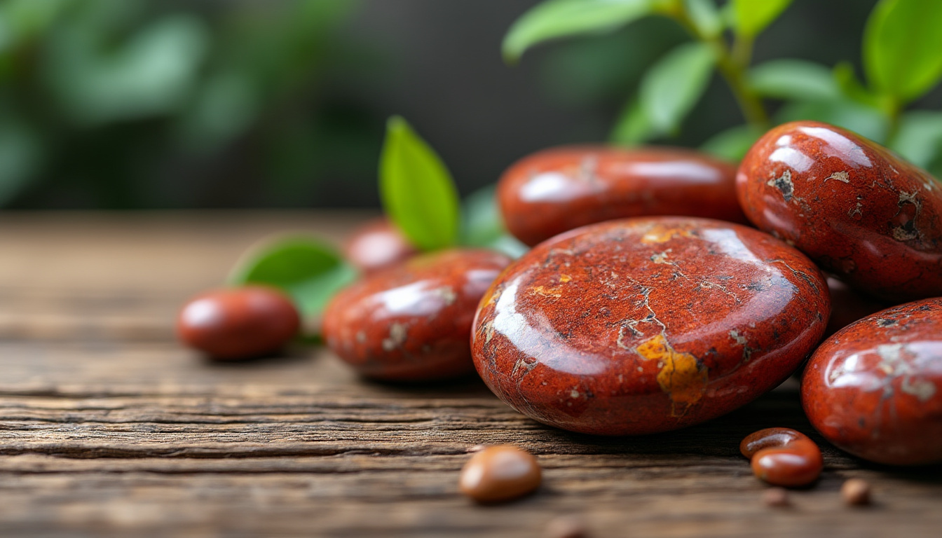 diaspro rosso: scopri i benefici in litoterapia per il benessere fisico e mentale, proprietà curative e utilizzi pratici di questa pietra energetica.