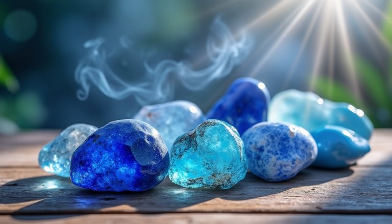 scopri le pietre associate al chakra della gola vishuddha e come possono aiutarti a migliorare la comunicazione e l'espressione personale.