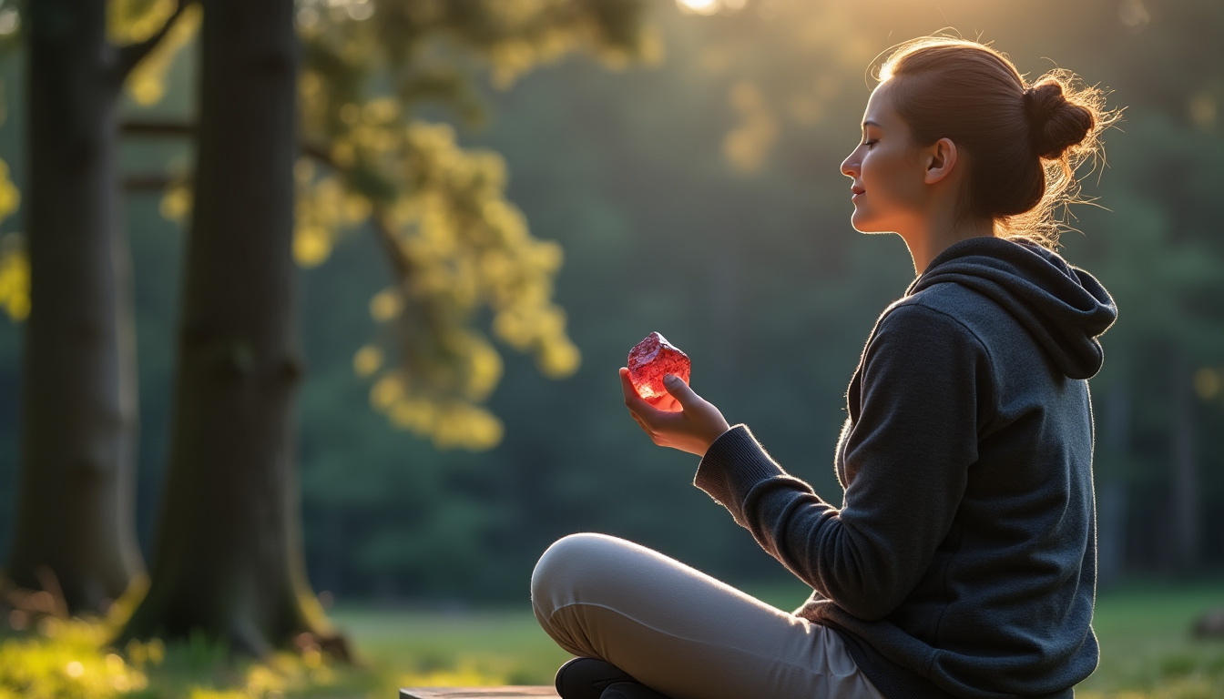 scopri il granato: una pietra potente che offre energia, forza e protezione nella litoterapia per il benessere quotidiano.