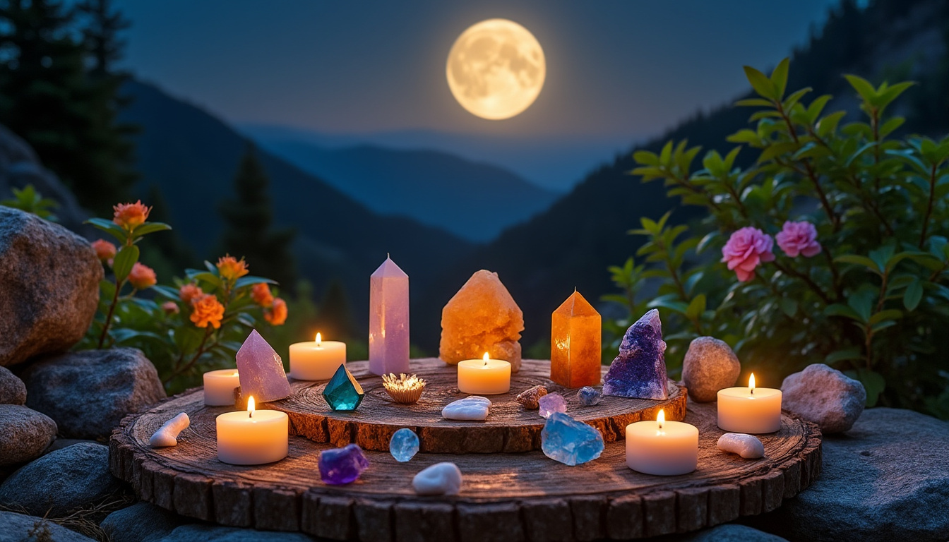scopri come il rituale di luna piena con pietre può aiutarti a impostare intenzioni positive e ricaricare la tua energia vitale in modo naturale ed efficace.