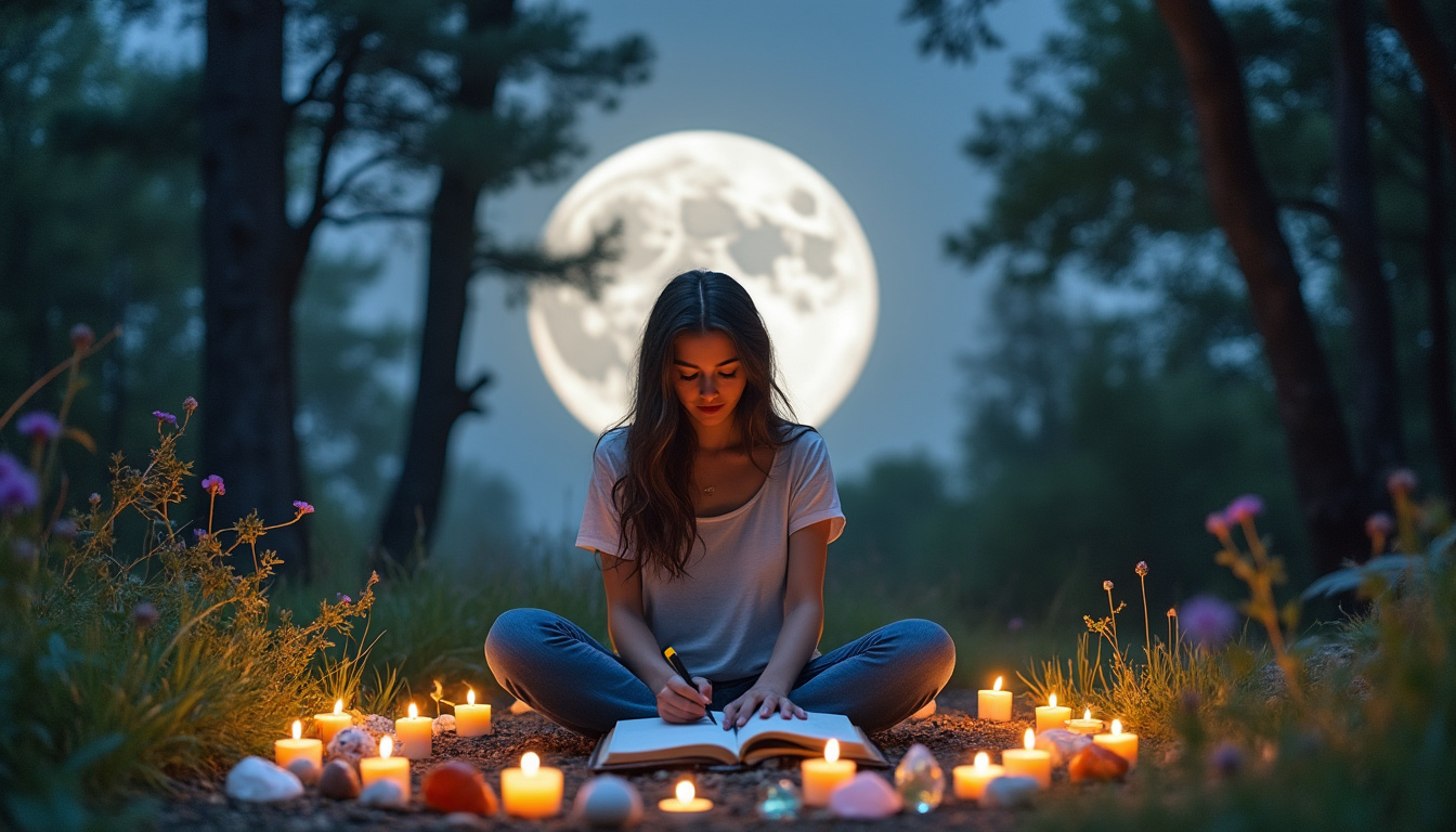 scopri come eseguire un rituale di luna piena con pietre per impostare intenzioni positive e ricaricare la tua energia in modo naturale e potente.